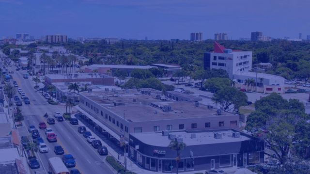 Resize North Miami CRA Downtown North Miami Aerial One Cafe