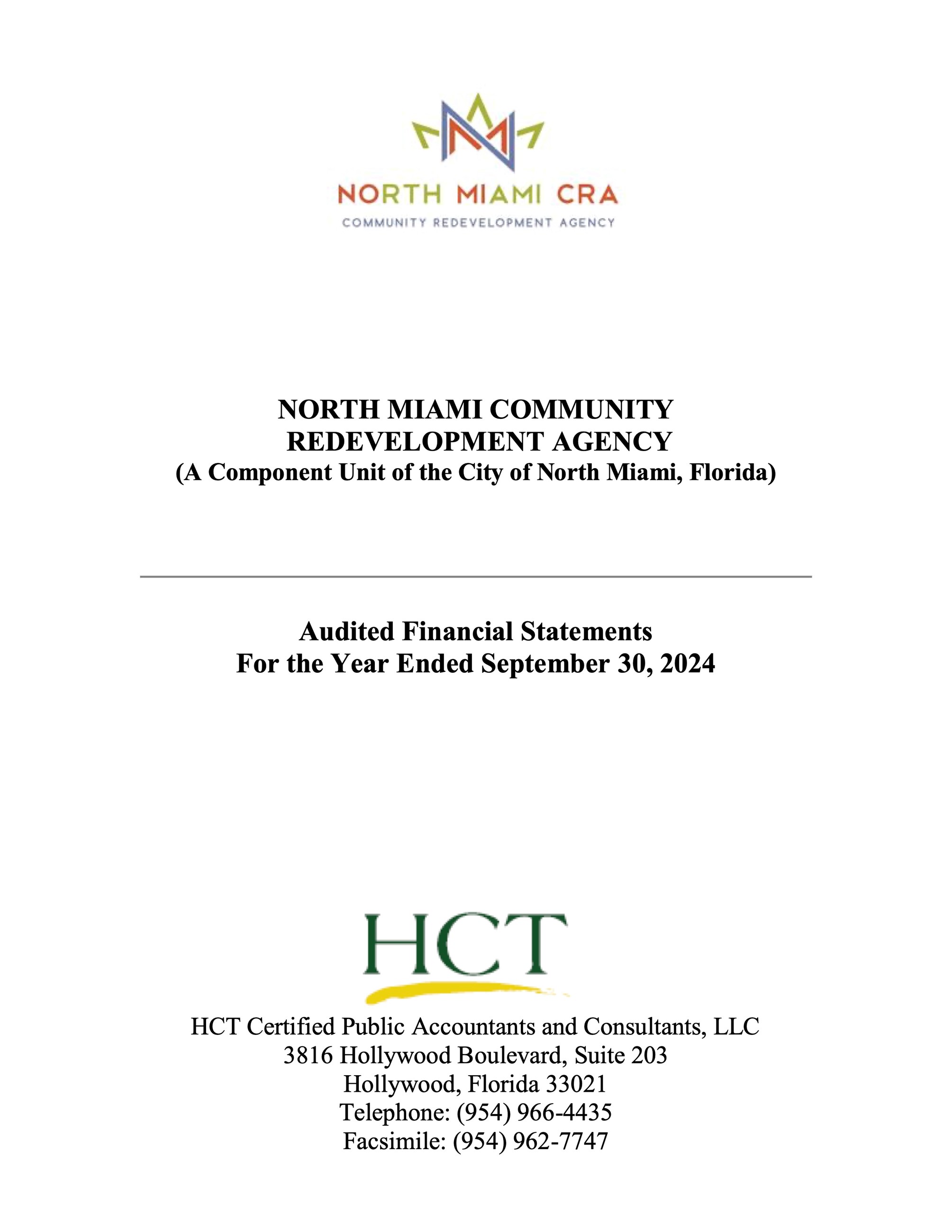 NMCRA Audit Report FY2024 (PDF)