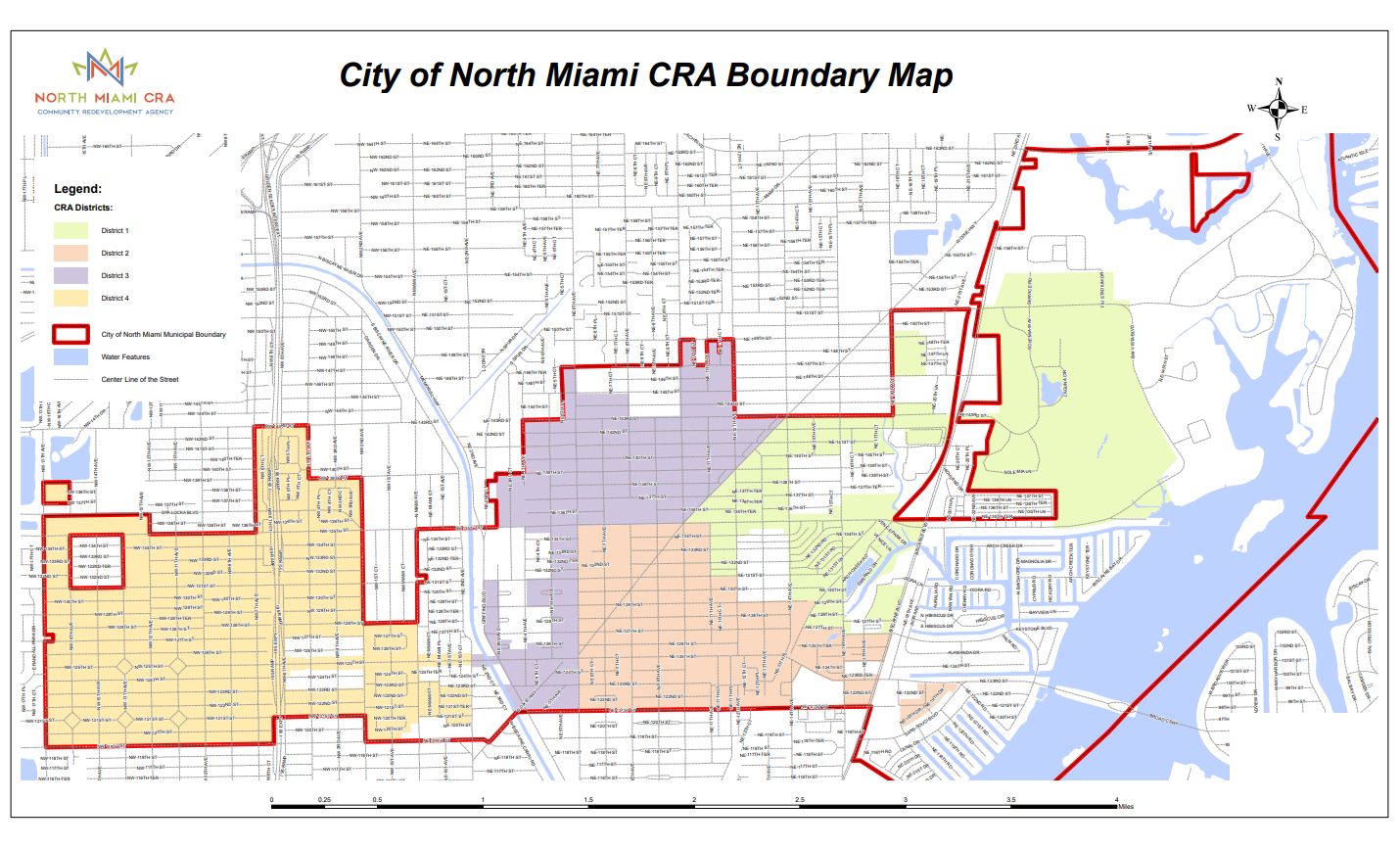 CRA boundary map